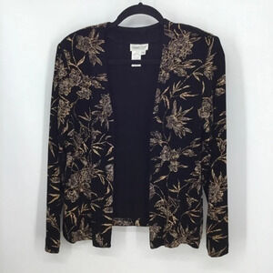 Coldwater Creek Women’s Slinky Knit Sparkly Party Cardigan Sweater Size L